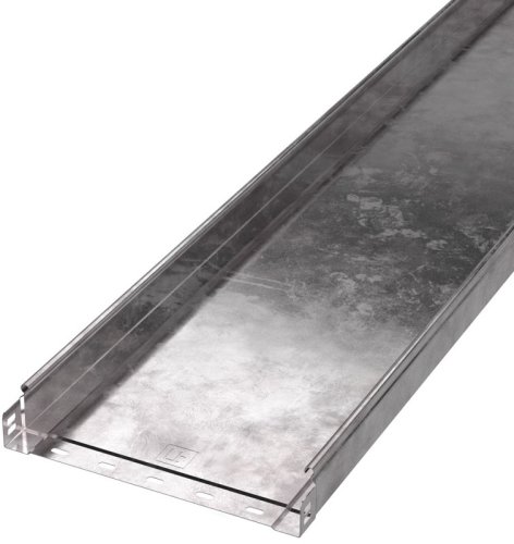 Лоток неперфорированный Промрукав Стандарт 300х50х3000 сталь 0,8мм фото Лоток неперфорированный Промрукав Стандарт 300х50х3000 сталь 0,8мм картинка